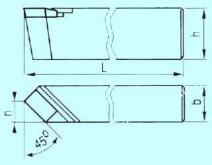 Резец Проходной прямой 25х16х140 Р9К5