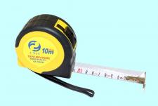 Рулетка  10 метров х 32мм с фиксатором обрезиненная 