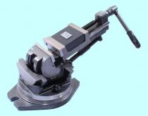 Тиски Станочные глобусные 125мм поворотные, ход 120мм наклон в 2-х плос-тях QW125 